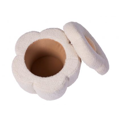 Childhome - Sgabello FIORE diametro 35 cm color crema