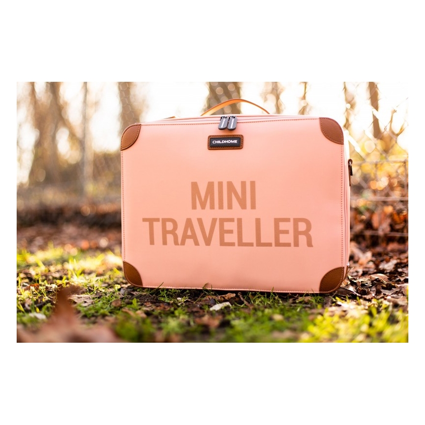 Childhome - Valigia da viaggio per bambini COPPER rosa