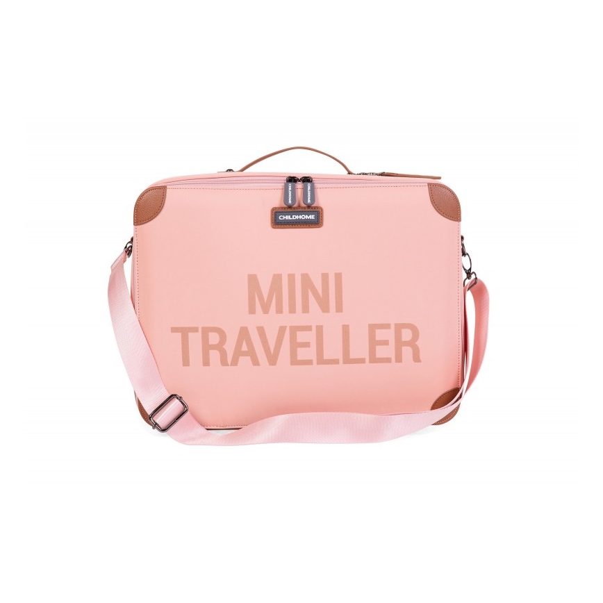 Childhome - Valigia da viaggio per bambini COPPER rosa