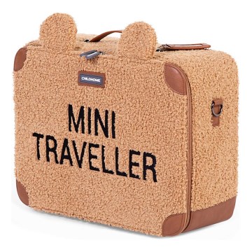 Childhome - Valise de voyage enfant TEDDY marron