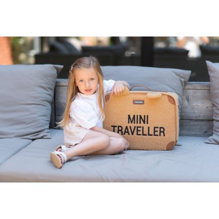 Childhome - Valise de voyage enfant TEDDY marron