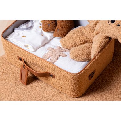 Childhome - Valise de voyage enfant TEDDY marron