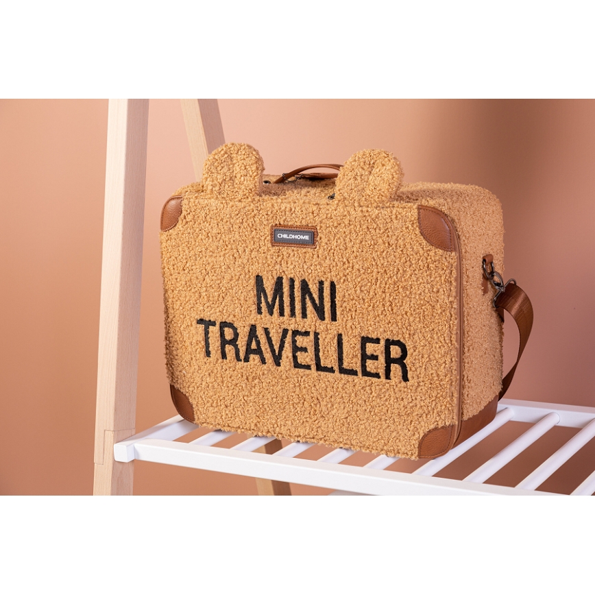 Childhome - Valise de voyage enfant TEDDY marron