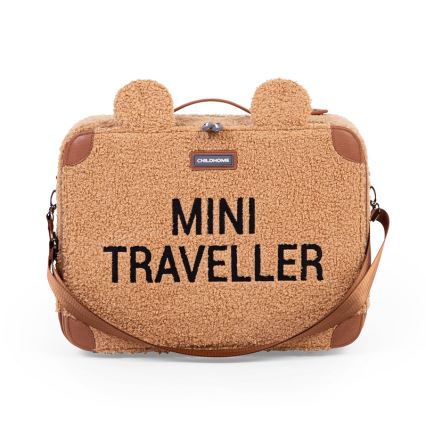 Childhome - Valise de voyage enfant TEDDY marron