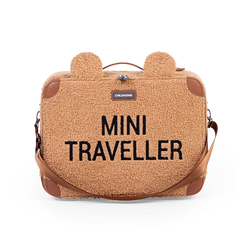 Childhome - Valise de voyage enfant TEDDY marron