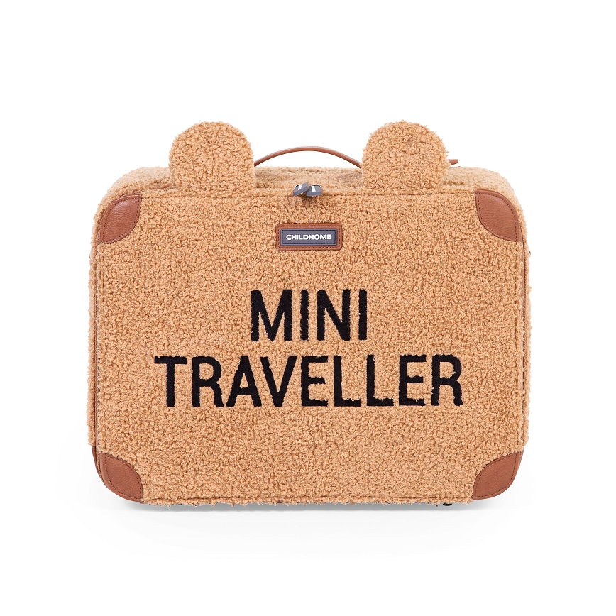 Childhome - Valise de voyage enfant TEDDY marron