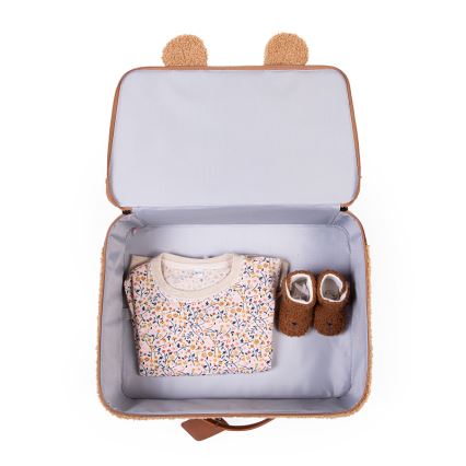 Childhome - Valise de voyage enfant TEDDY marron