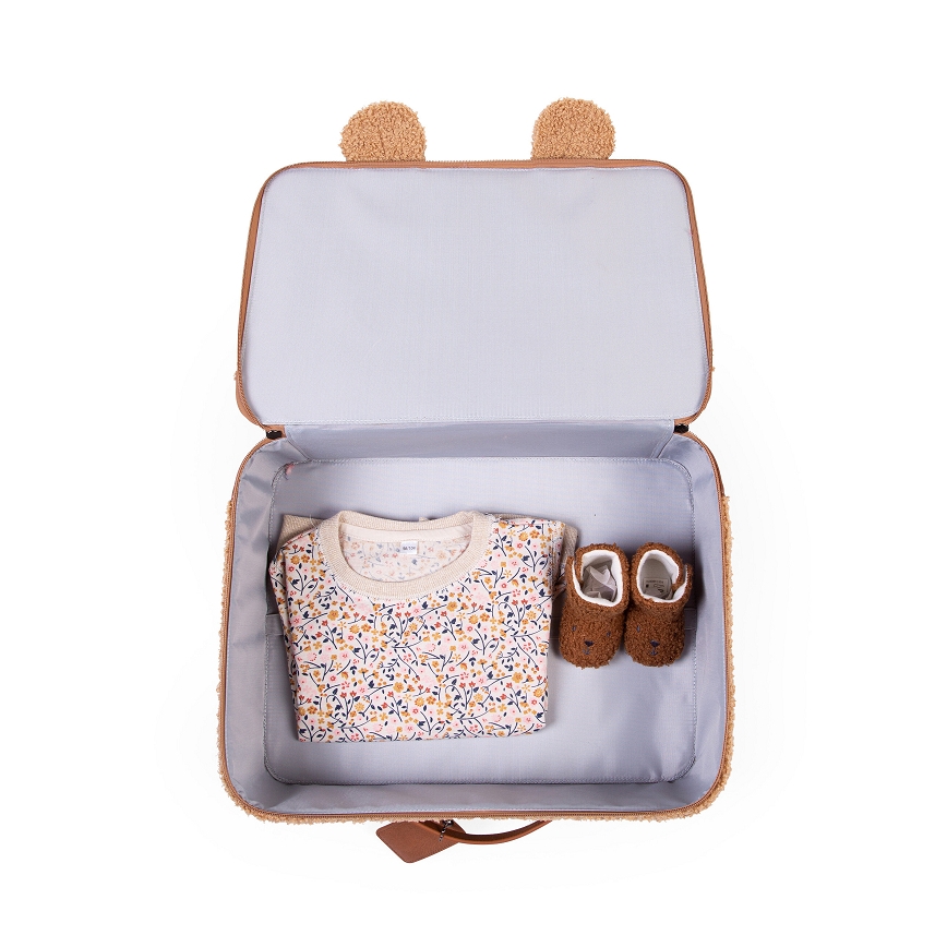 Childhome - Valise de voyage enfant TEDDY marron