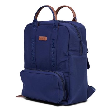 Childhome - Wickelrucksack FAMILY CLUB blau