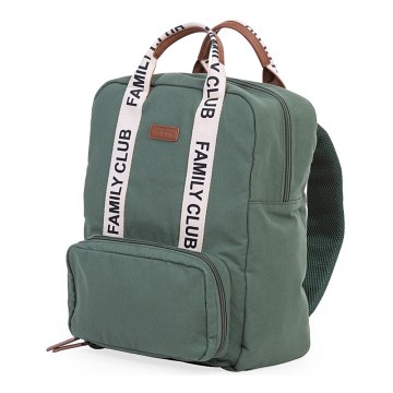 Childhome - Wickelrucksack FAMILY CLUB grün