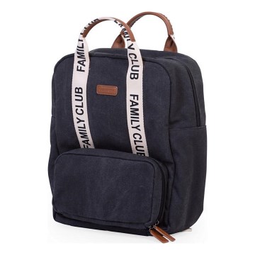 Childhome - Wickelrucksack FAMILY CLUB schwarz