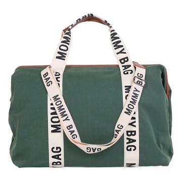 Childhome - Wickeltasche MOMMY BAG grün