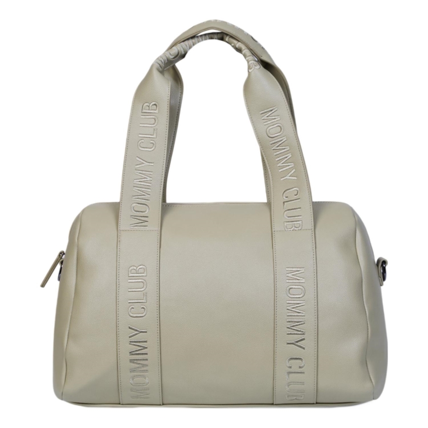 Childhome - Wickeltasche MOMMY CLUB LEATHER beige