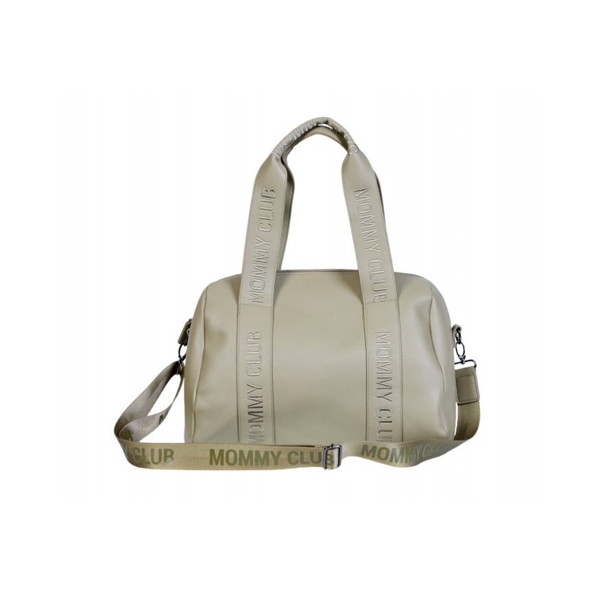 Childhome - Wickeltasche MOMMY CLUB LEATHER beige