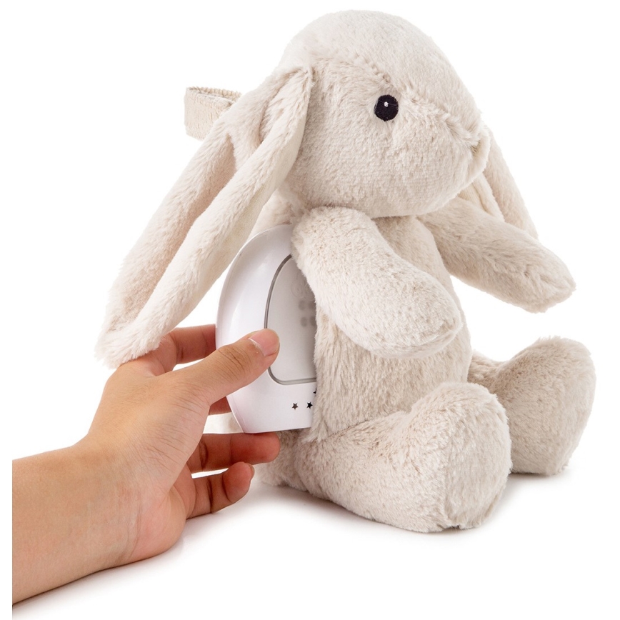Cloud B - Doudou avec mélodie et lumière lapin + USB