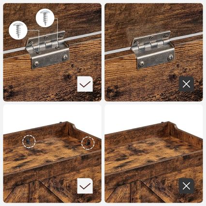 Coffre TOVIAN marron