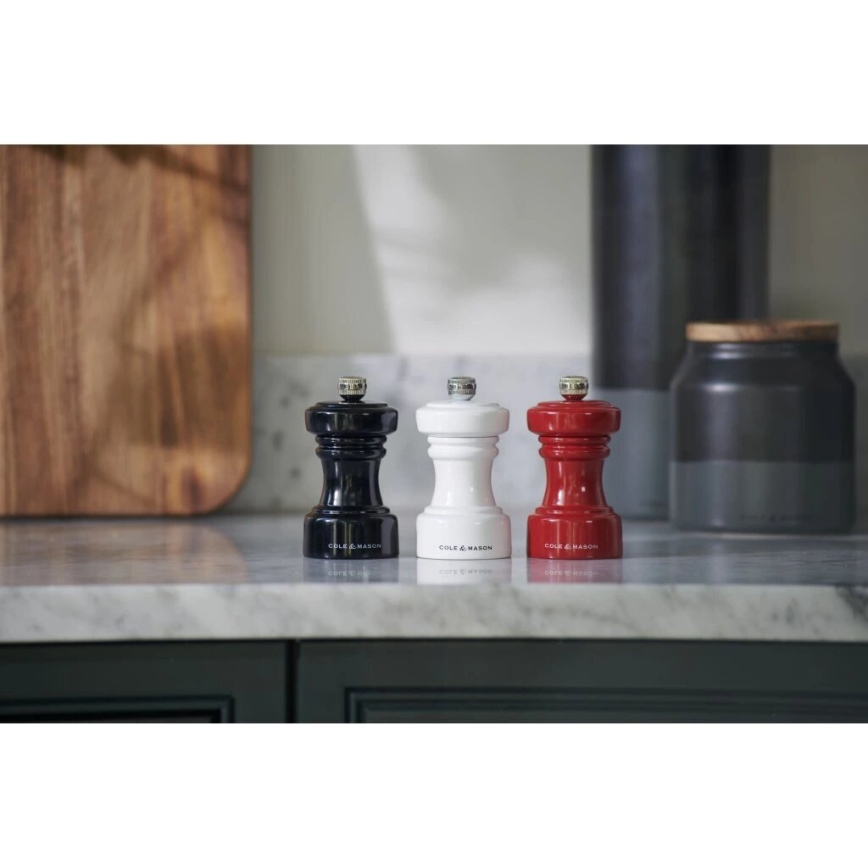 Cole&Mason - Macinapepe HOXTON 10,4 cm faggio/bianco lucido