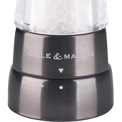 Cole&Mason - Salz- und Pfeffermühlenset DERWENT 2 Stück 19 cm anthrazit