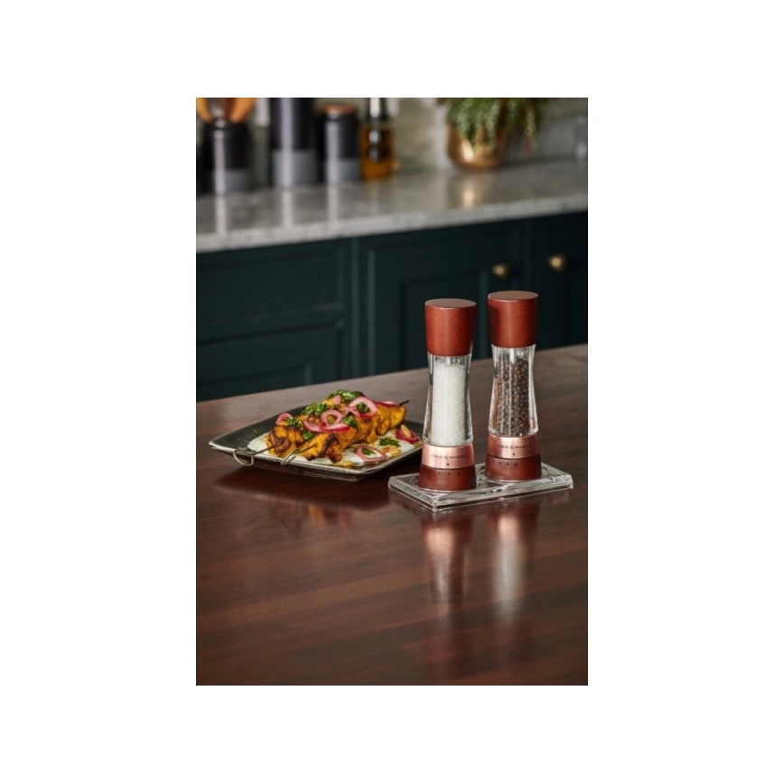 Cole&Mason - Set di macina sale e pepe DERWENT 2 pz 19 cm faggio/marrone