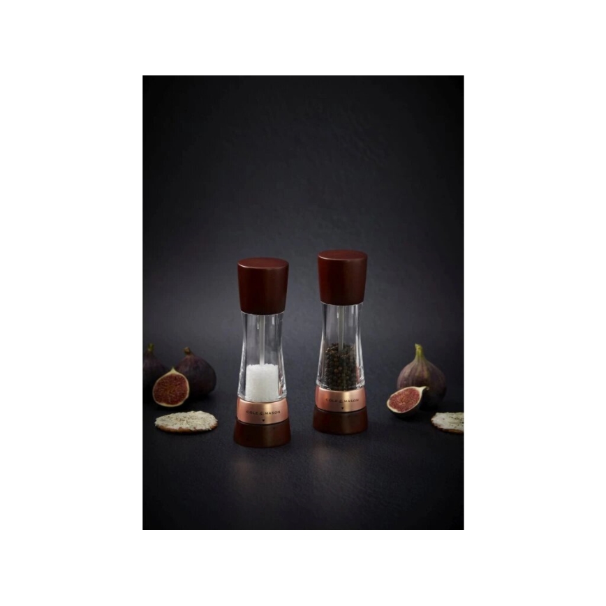 Cole&Mason - Set di macina sale e pepe DERWENT 2 pz 19 cm faggio/marrone
