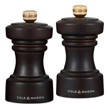 Cole&Mason - Set di macina sale e pepe HOXTON 2 pz 10,4 cm faggio/marrone
