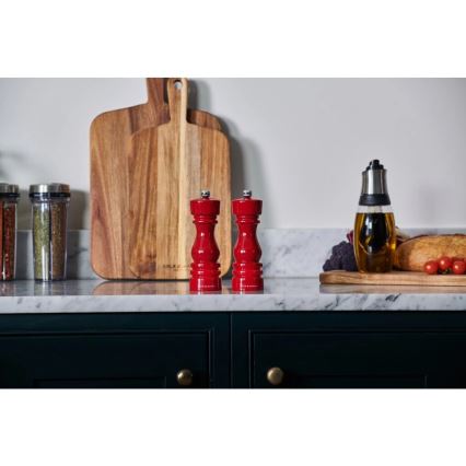Cole&Mason - Set di macina sale e pepe LONDON 2 pz 18 cm faggio/rosso