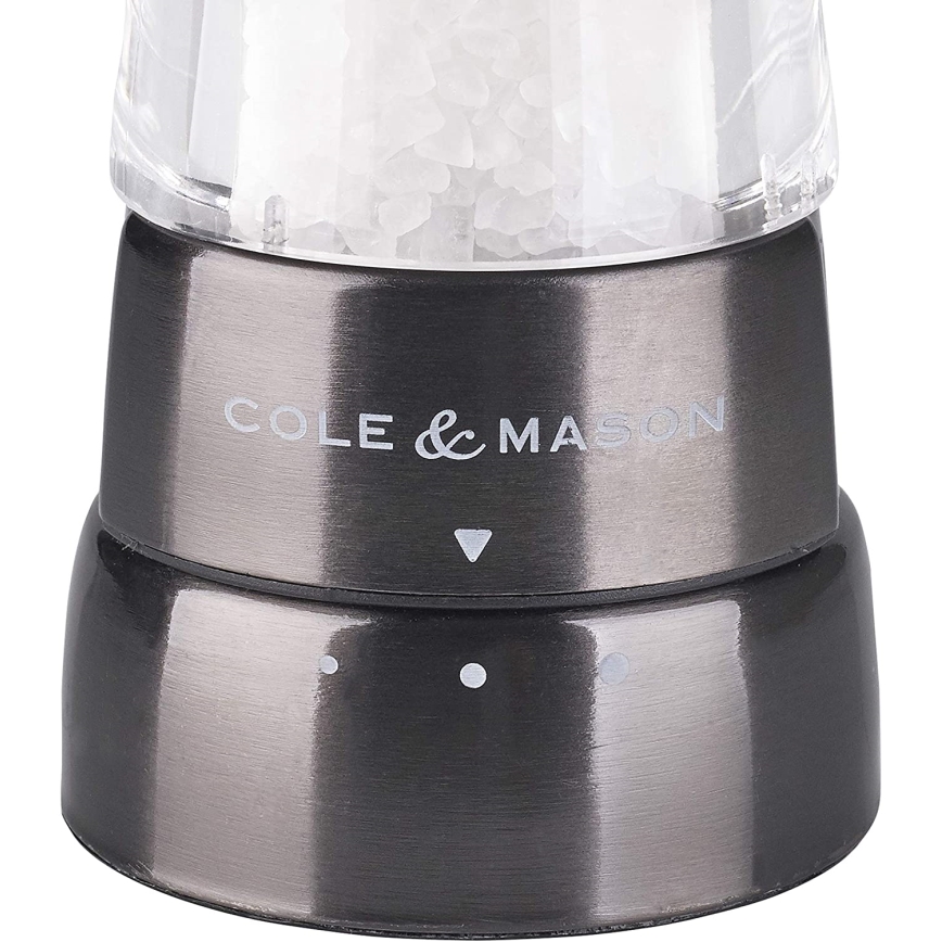 Cole&Mason - Set di macinini per sale e pepe DERWENT 2 pezzi 19 cm antracite