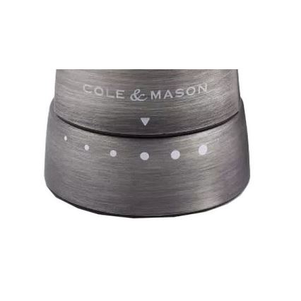 Cole&Mason - Set di macinini per sale e pepe DERWENT 2 pz 19 cm cromo opaco
