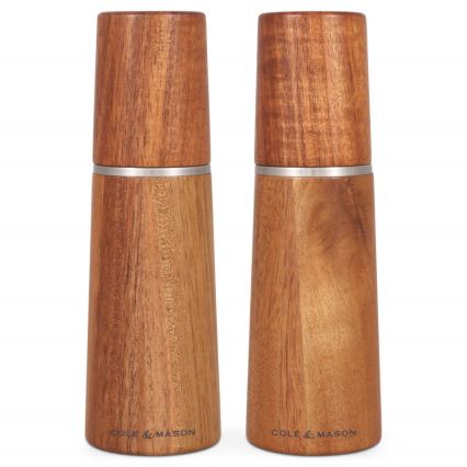 Cole&Mason - Set di macinini per sale e pepe MARLOW acacia 2 pezzi 18,5 cm