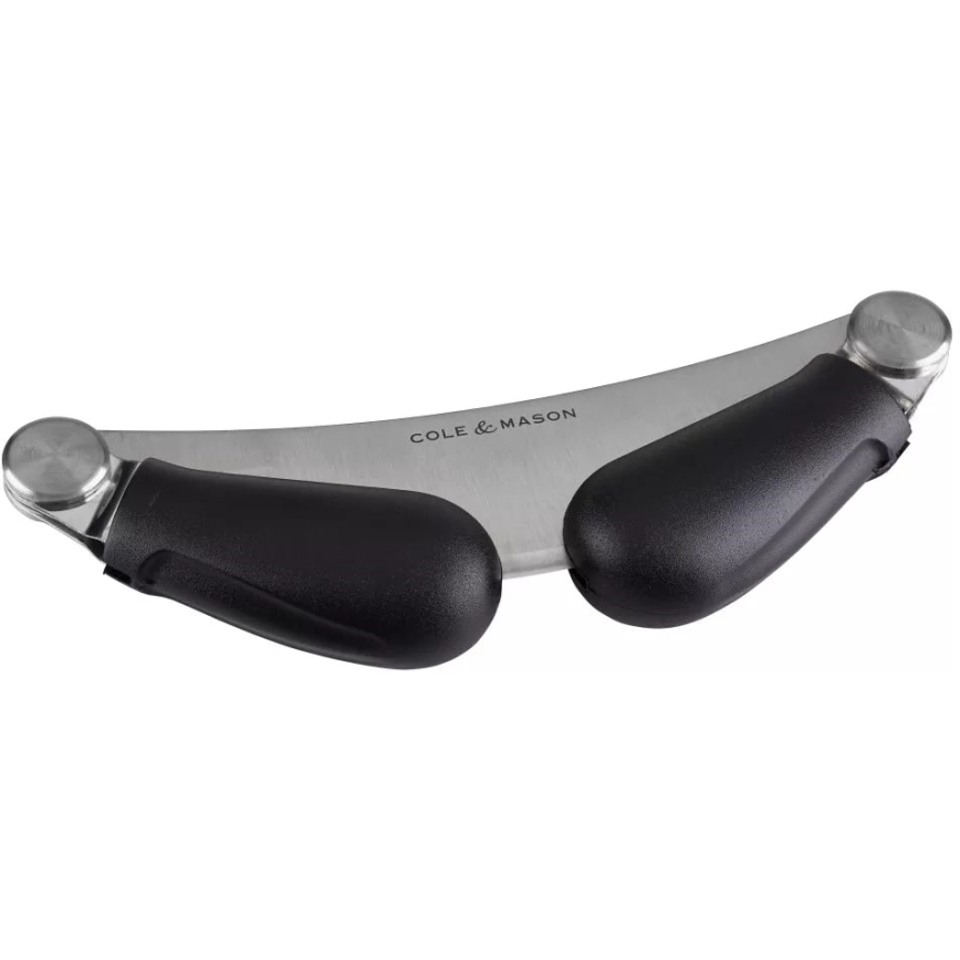 Cole&Mason - Tagliere da cucina e coltello a culla 21,5x51,5 cm faggio