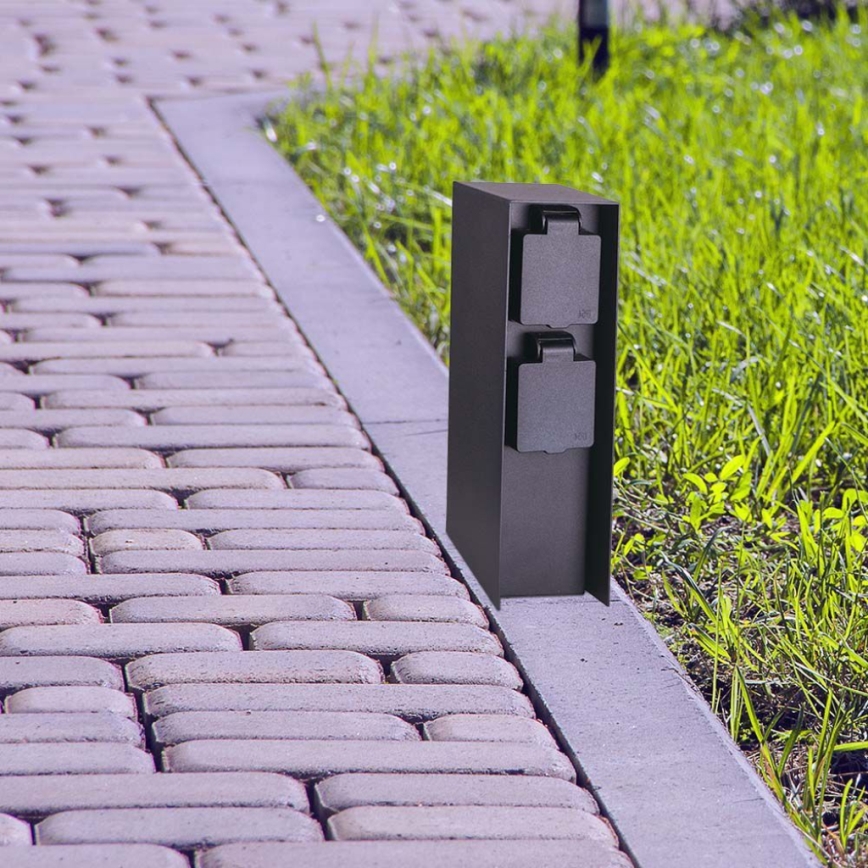 Colonne de prise extérieure 2Z 230V IP44