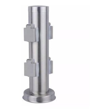Colonne de prises extérieur SYDNEY 4Z SCHUKO 230V IP44