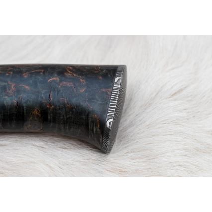 Coltello da caccia in damasco 13,8 cm Betulla/osso di cammello