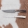 Coltello da caccia in damasco con mini sega 12 cm corno di cervo