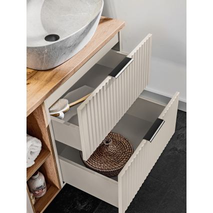 COMAD ADEL CASHMERE 82-80-2S - Waschtischunterschrank ADEL 57x80,2 cm beige