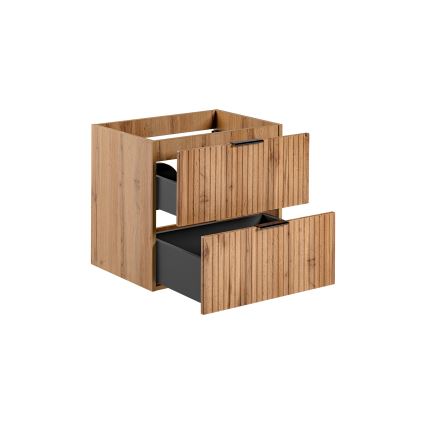 COMAD ADEL OAK 82-60-B-2S - Meuble sous-vasque ADEL 57 x 60,2 cm chêne