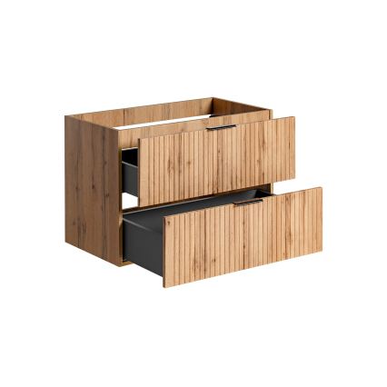 COMAD ADEL OAK 82-80-B-2S - Waschbeckenunterschrank ADEL 57x80,2 cm, Eiche