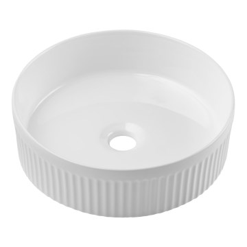 COMAD BEYOND 2 BLANC ( E-6565 ) - Vasque à poser BEYOND d. 36 cm céramique/blanc brillant