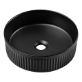 COMAD BEYOND 2 NOIR (E-6565) - Lavabo à poser BEYOND diamètre 36 cm céramique/noir mat