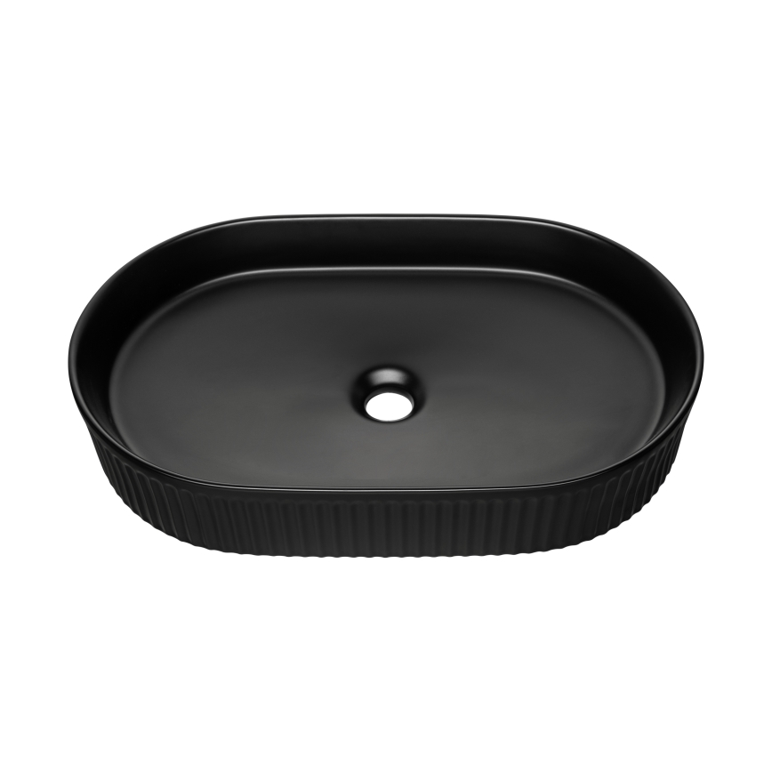 COMAD BEYOND 3 BLACK ( E-6531 ) - Aufsatzwaschbecken BEYOND 56x36 cm Keramik/matt schwarz