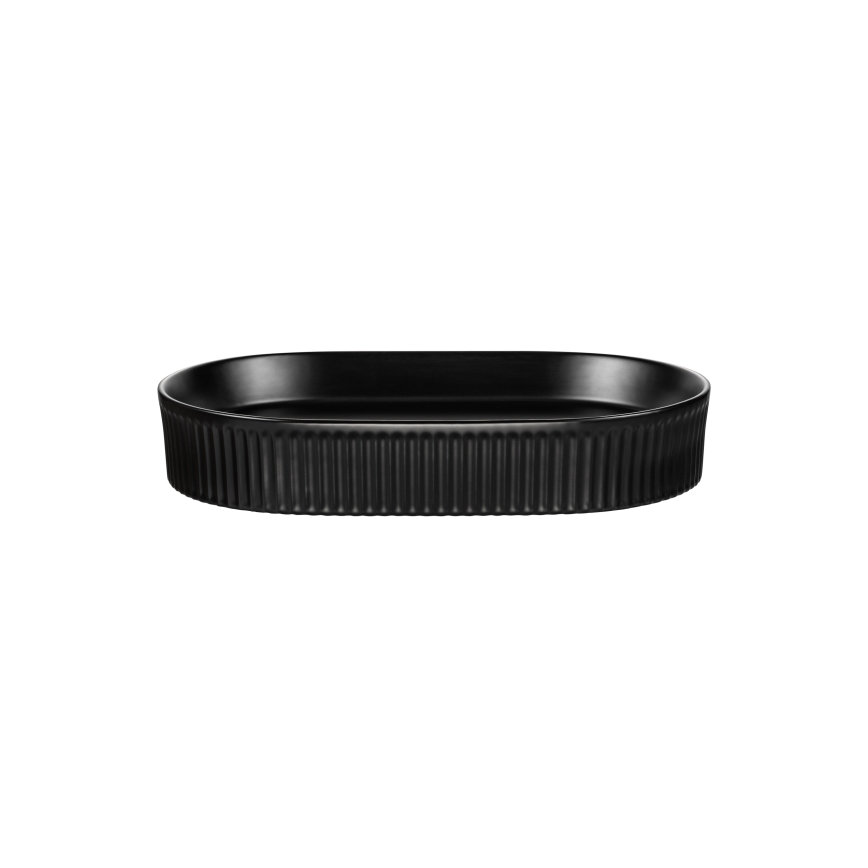 COMAD BEYOND 3 BLACK ( E-6531 ) - Lavandino da appoggio BEYOND 56x36 cm ceramiche/opaco nero