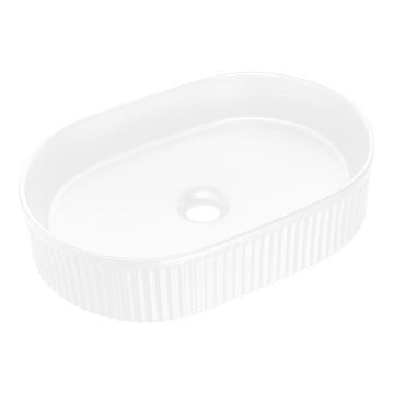 COMAD BEYOND 5 WHITE ( E-6564 ) - Lavabo à poser BEYOND 48x32,5 cm céramique/blanc mat