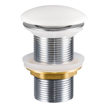 COMAD CLICK-CLACK T201-3 - Ablaufgarnitur CLICK-CLACK d 7 cm glänzend weiß