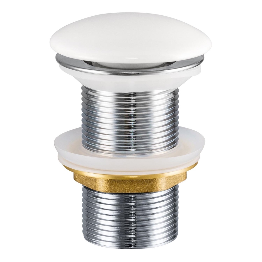 COMAD CLICK-CLACK T201-3 - Ablaufgarnitur CLICK-CLACK d 7 cm glänzend weiß
