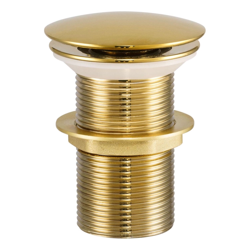 COMAD CLICK-CLACK T201G-3 - Scarico del lavandino CLICK-CLACK diametro 7 cm oro lucido