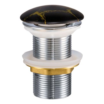 COMAD CLICK-CLACK T201M-B12-3 - Ablaufgarnitur CLICK-CLACK d 7 cm matt schwarz