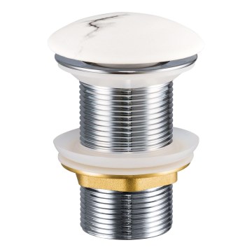 COMAD CLICK-CLACK T201M-W13-3 - Ablaufgarnitur CLICK-CLACK d 7 cm mattweiß