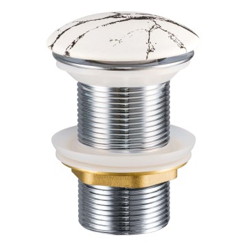 COMAD CLICK-CLACK T201M-W17-3 - Ablaufgarnitur CLICK-CLACK d 7 cm mattweiß