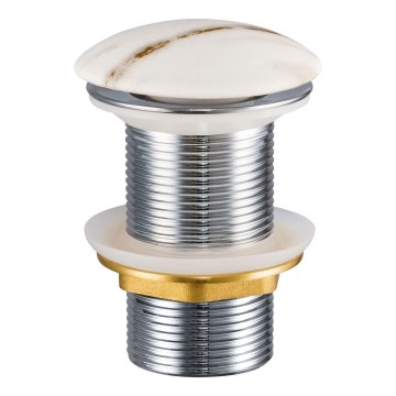 COMAD CLICK-CLACK T201M-W3-3 - Scarico del lavandino CLICK-CLACK diametro 7 cm bianco opaco