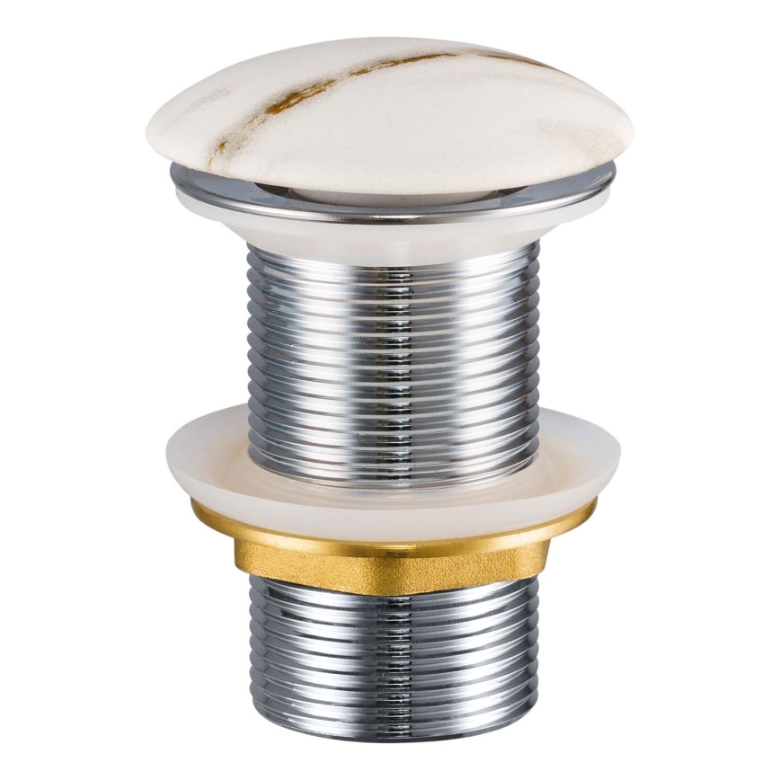 COMAD CLICK-CLACK T201M-W3-3 - Scarico del lavandino CLICK-CLACK diametro 7 cm bianco opaco